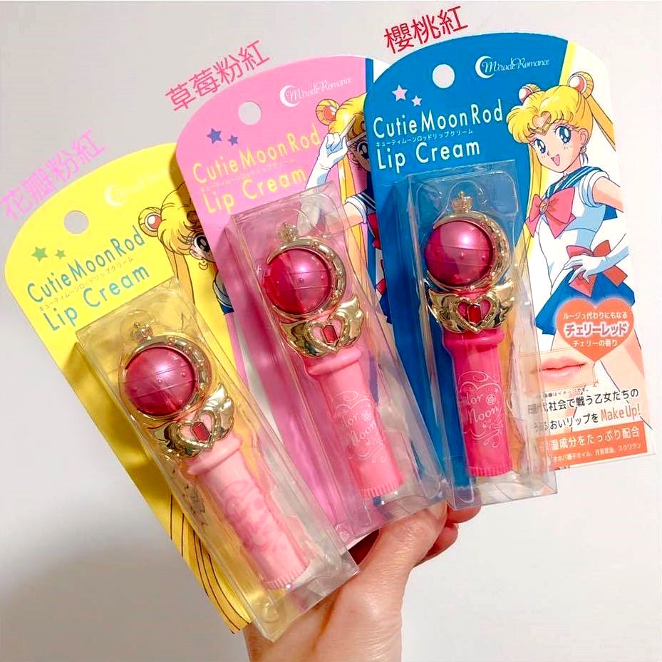 Creer Beaute Miracle Romance Cutie Moon Rod Lip Cream 2.8g. สี Floral Pink ลิปบาลม์เนื้อครีม เซเลอร์มูนคิวตี้มูน #6