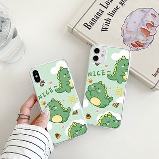 nice more Dinosaur เคสไอโฟน 14 8พลัส cartoon 7 8 Plus Se 2020 เคส X Xr Xs Max cover iPhone 13 12 11 promax phone case