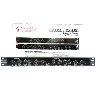 ส่งฟรี CROSSOVER ครอสโอเวอร์ Sound Best รุ่น :  234XL 2-way  3-way 4-way Crossover