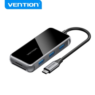 Vention 7 in1 ฮับ USB C Type C เป็น HDMI USB3.0 SD TF PD100W 4K 60Hz สําหรับคอมพิวเตอร์ แล็ปท็อป Mac TFM