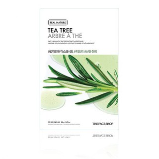 THE FACE SHOP REAL NATURE TEA TREE FACE MASK