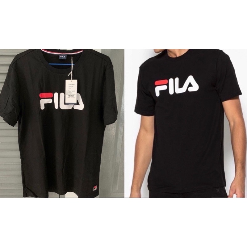 เสื้อยืด Fila แท้ size L สีดำ