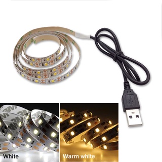 ☀พร้อมส่ง ☀เทปไฟแบ็คไลท์ USB LED 5V 60 ดวง ต่อม. RGB SMD 3528 สําหรับตกแต่งคอมพิวเตอร์ PC