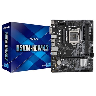 ASROCK H510M-HDV/M.2Chipset H510 Support Intel CPU Gen10th and Gen 11th (Socket 1200)