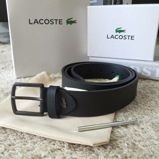 เซ็ตเข็มขัดของขวัญ" สุดคุ้ม LACOSTE LEATHER  BELT ตัวเข็มขัดหนังแท้ 100%