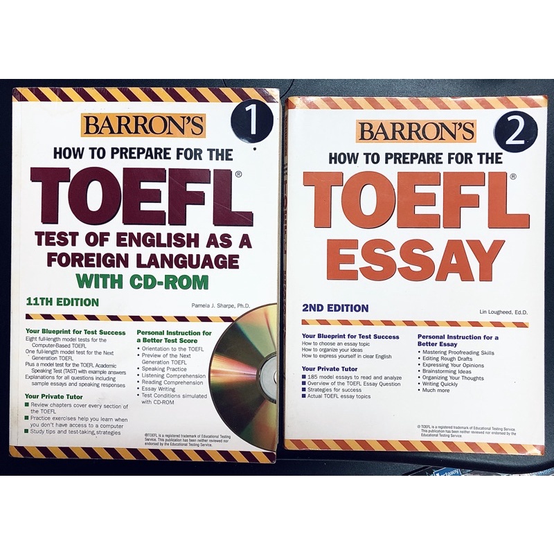 toefl essay barron's pdf