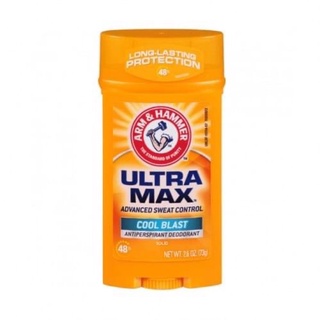 Arm &amp; Hammer UltraMax Men Cool Blast Deodorants 73g.  ดีโอสติ๊กระงับกลิ่นกาย