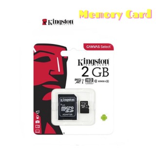 Kingston Micro sd card Memory Card 2GB กล้อง/กล้องติดรถยนต์ / โทรศัพท์มือถือ