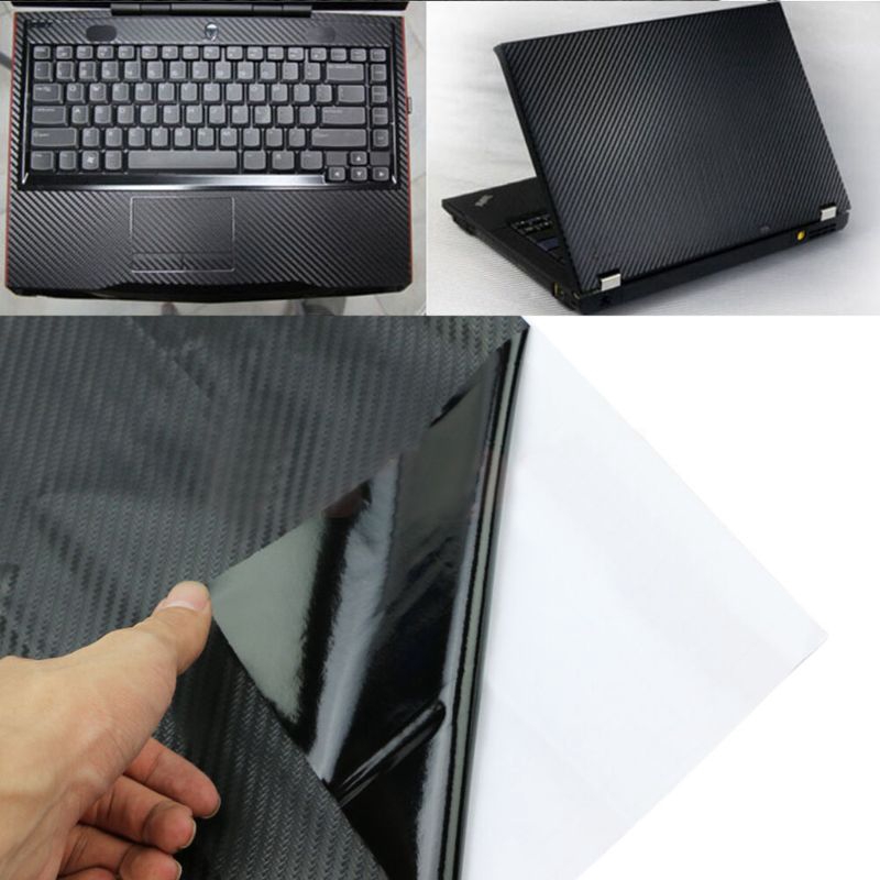 Ior* สติกเกอร์คาร์บอนไฟเบอร์ 3D สําหรับติดตกแต่งแล็ปท็อป โน้ตบุ๊ก PC 17 นิ้ว