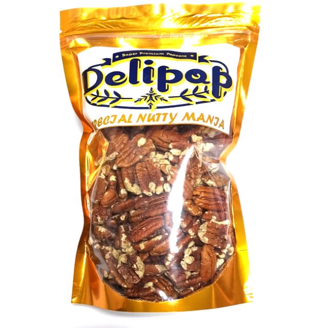 พีแคนอบรสธรรมชาติน้ำหนัก 320 กรัม/Roasted Pecan nut