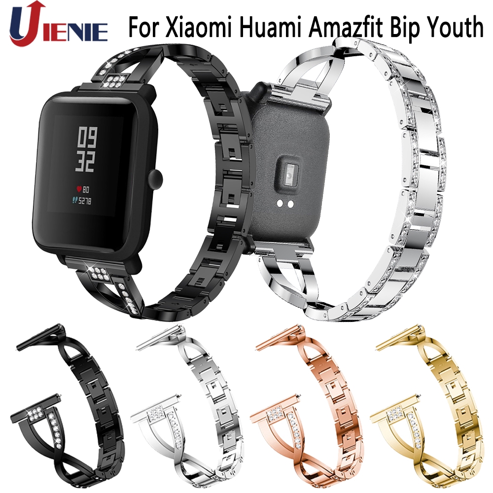 สายนาฬิกาข้อมือสแตนเลส 20 มม. สำหรับ Xiaomi Huami AMAZFIT bip Youth