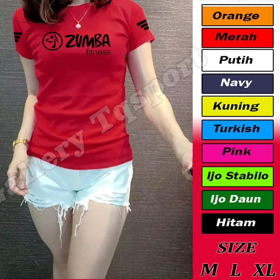 (MOST WANTED!!) NEWEST SPORTS ZUMBA T-SHIRTS GYM RUNNING GYMNISTIC CLOTHES [ ZM-02]