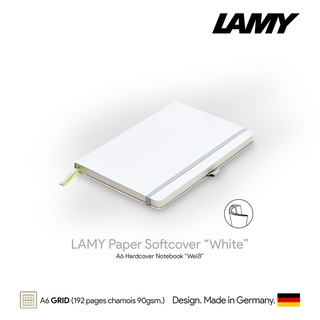 Lamy Paper "White" A6 Softcover Notebook - สมุดโน๊ตลามี่ ปกอ่อน ขนาด A6 สีขาว