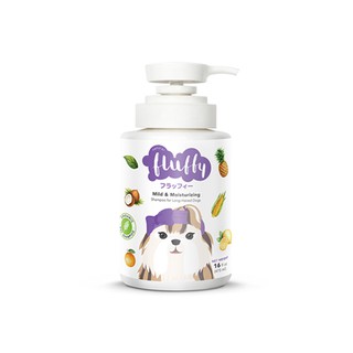 แชมพูสำหรับสุนัขขนยาว Natural Fluffy Mild &amp; Moisturizing Shampoo (475 ml.)