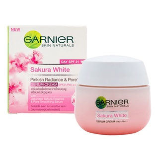 🔥อย่างดี🤩!! GARNIER Sakura Day Cream SPF21 50ML 🚚พร้อมส่ง!! 💨