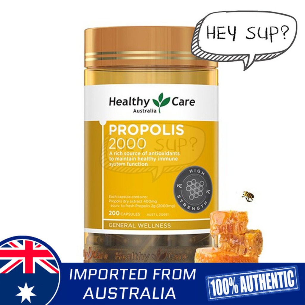 Healthy Care Propolis 2000mg 200 Capsules