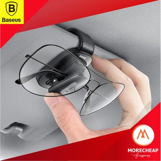 🔥ถูก/แท้🔥 Baseus ที่หนีบแว่นตาในรถยนต์ ที่เก็บแว่น ที่วางแว่นตา Eyeglass Holder Glasses Storage Clip ที่หนีบบัตรในรถ