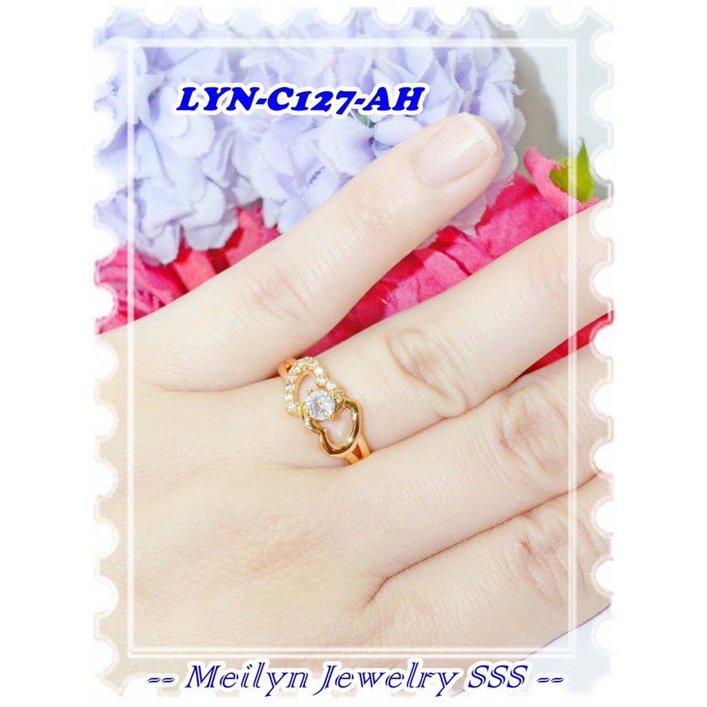 LYN Original Meilyn Brand 18K Gold Plated Ring