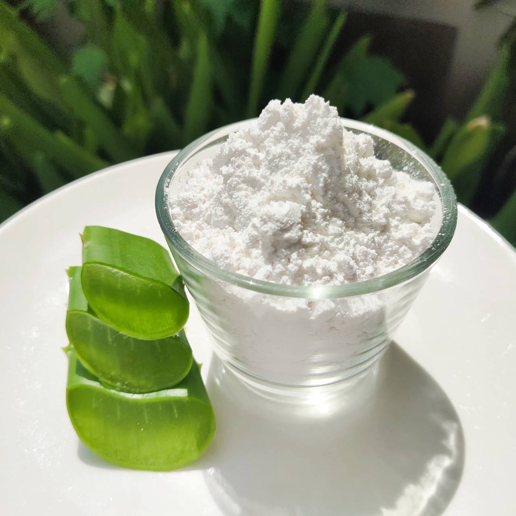 ว่านหางจระเข้ผง  (Aloe vera Powder) 50 กรัม / โปรโมชั่น 100 กรัม แถม 50 กรัม