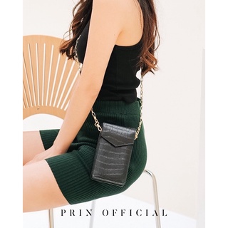 Prin Phone Case - Black กระเป๋าใส่โทรศัพท์