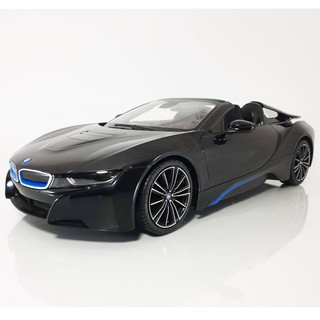 รถบังคับวิทยุ BMW i8 Roadster อัตราส่วน 1/12 วัสดุทำจากพลาสติกอย่างดี รีโมทใช้คลื่น 2.4 GHz - Rastar 95500 Black