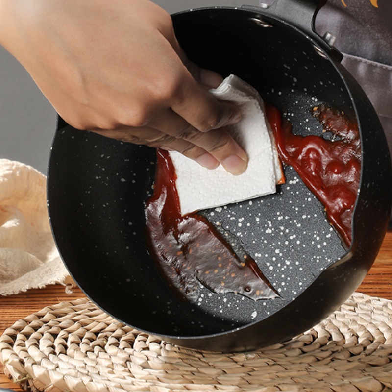 หม้อ กะทะ หม้อหินไมฟาน กระทะหินไมฟาน กระทะเคลือบหินอ่อน กระทะเทฟล่อน Maifan หม้อนม หม้อเคลือบหินอ่อน Simple Kitchen - รูปที่ 2