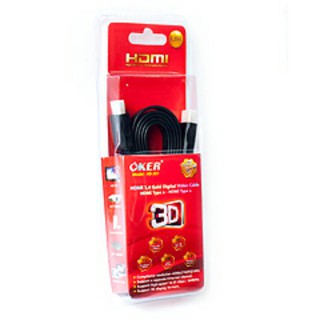 OKER HD-301 HDMI 1.4 Cable 1.8M  สายแบน