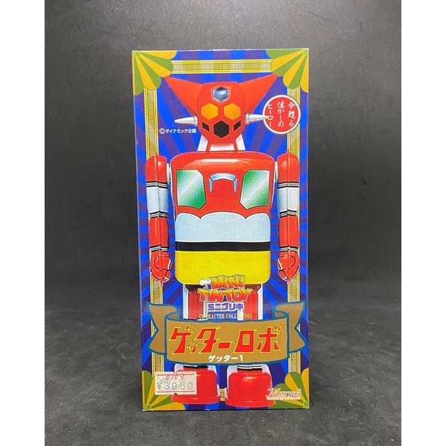 🔥 Marmit Mini tin Character Collection Getter Robo Getter 1 งาน Tin Toy