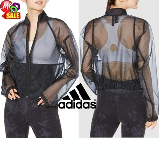 Adidas - ใหม่ เสื้อแจ็คเก็ตซีทรูทรงบอมเบอร์ เสื้อคลุมน้ำหนักเบา ADIDAS TRANSPARENT VRCT JACKET GI8594 GE5462 GK7856