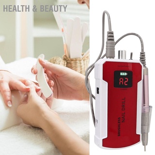 Health &amp; Beauty เครื่องขัดเล็บไฟฟ้า 25000RPM 100‐240V