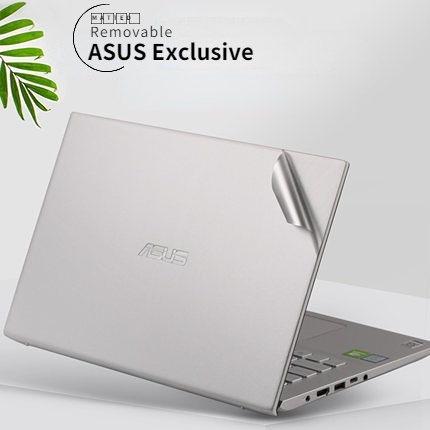 สติ๊กเกอร์แล็ปท็อป Matte silver 3Sides Skin 14 15.6 13 เคส ASUS k552 k555 F555 A555 V555 V556U N43 N