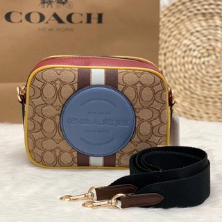 COACH Dempsey Camera Bag With Stripe And Coach Patch