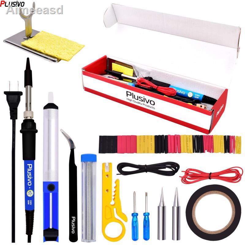 Plusivo Basic Soldering Iron Kit for Electronics (220230 V, PH Plug