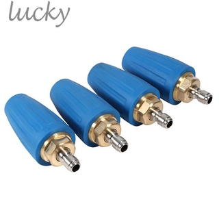 LUCKY~Turbo Nozzle High Pressure Rotation Valve 1/4in Adapter Cleaner Connector#Ready Stock