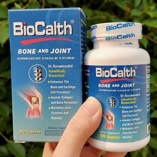 อาหารเสริมกระดูกและข้อต่อ BioCalth® Bone and Joint Health 90 Caplets