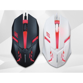 เมาส์เกมมิ่ง เม้าส์แบบมีสาย Mouse Wired Mouse 6D 4-Speed DPI RGB Gaming Mouse forPUBG