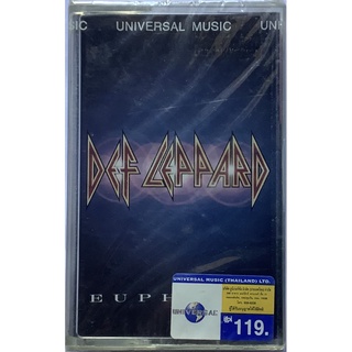 Cassette Tape เทปคาสเซ็ตเพลง Def Leppard Euphoria ลิขสิทธิ์ ซีล