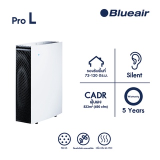 Blueair เครื่องฟอกอากาศ รุ่น Pro L ขนาดพื้นที่ 72 ตรม. แผ่นกรองแบบSmokestop กำจัดPM2.5 เชื้อโรค