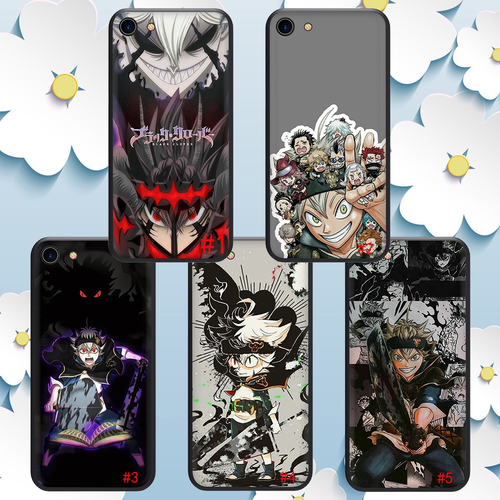 Realme C2 C3 C11 2020 2021 C12 C15 C17 C20 C21 C21Y C25Yปลอก17FR Asta Black Clover Soft Case