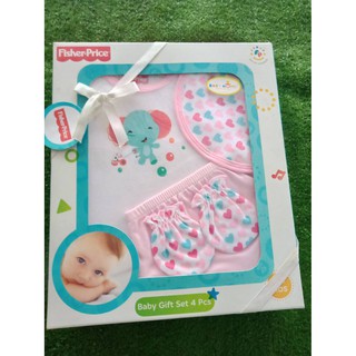 Fisher Price ชุดของขวัญเด็กแรกเกิด 4ชิ้น