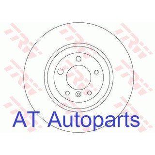 จานเบรค หน้า BMW E65 66 740I 745I 2001-2005 DF4349 TRW ราคาต่อชิ้น