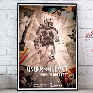 Under the Helmet the legacy of boba fett Poster ขนาด 33x48 cm