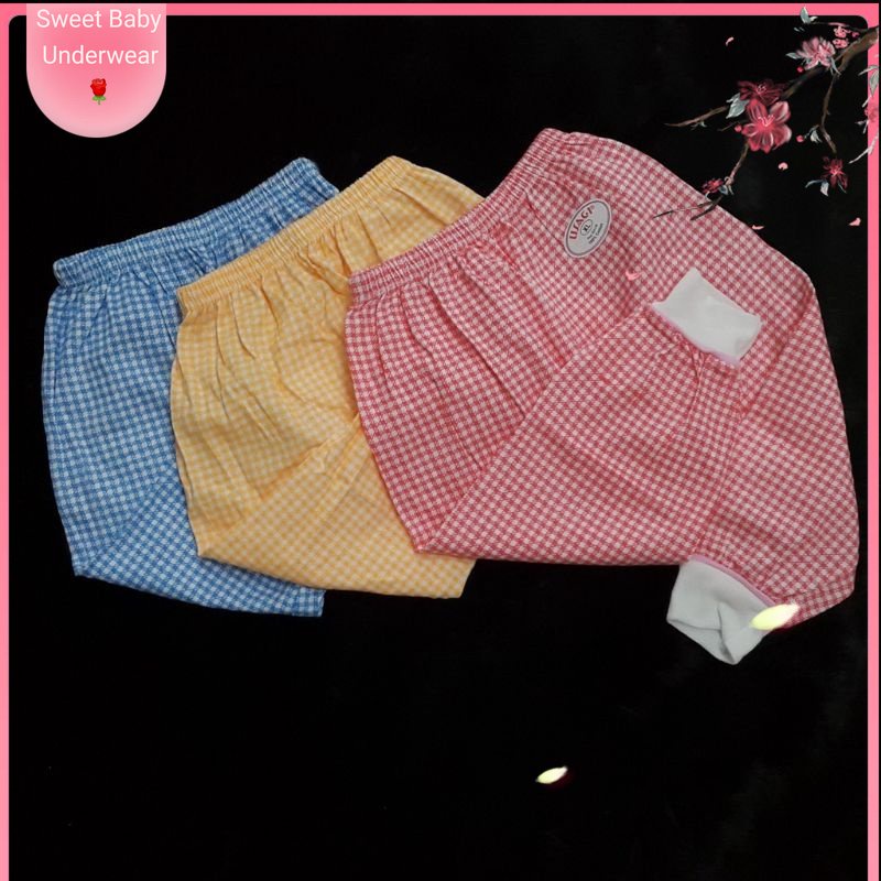 KATUN USAGI SNI || USAGI BABY CHECKED PANTS || กางเกงผ้าฝ้ายเด็ก USAGI SNI