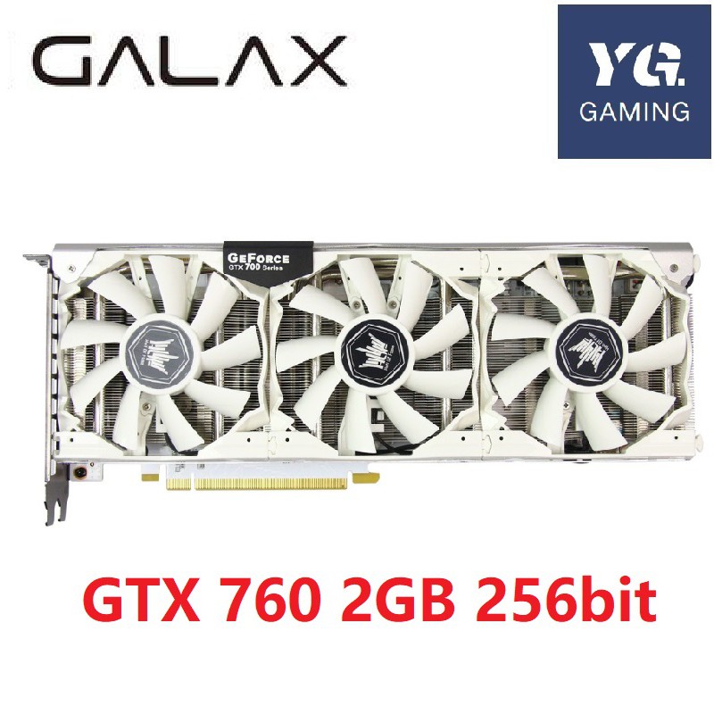 Hall of Fame GTX 760 2GB 256Bit GDDR5 GTX 760 กราฟิกการ์ดใช้การ์ด Dvi