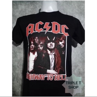 เสื้อยืดคอกลมสกรีนลายACDC