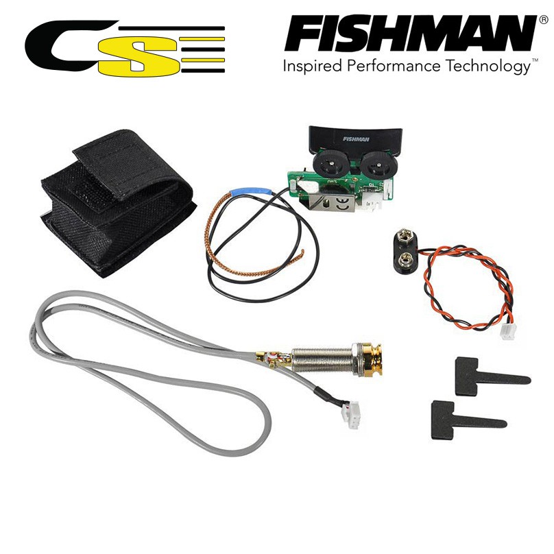 Fishman® Sonitone ปิ๊กอัพกีตาร์โปร่ง แบบติดตั้งในช่องเสียง รุ่น OEM-SON-GT4 (Sonitone Onboard Preamp