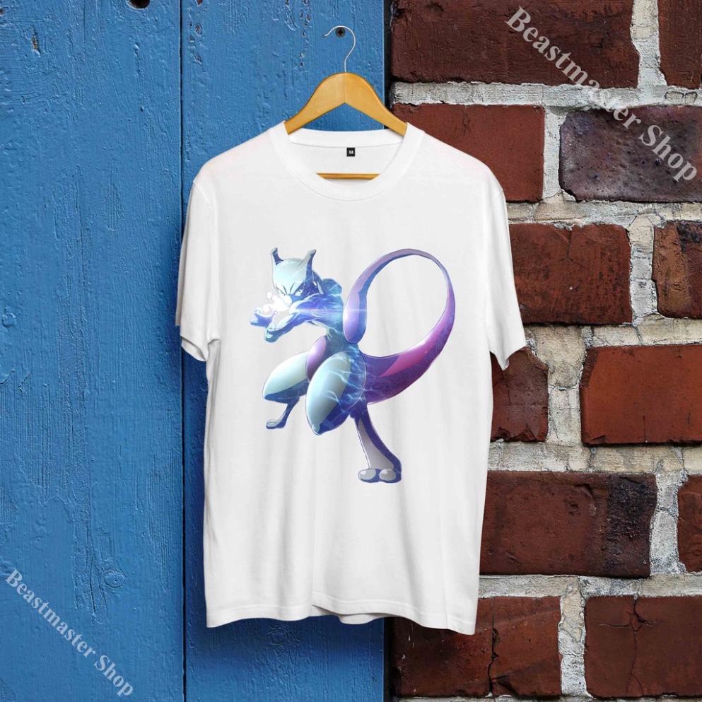 เสื้อ Unisex Mewtwo - เสื้อยืด Unisex Mewtwo Mega - บุคลิกภาพ Mewtwo - MWT-004