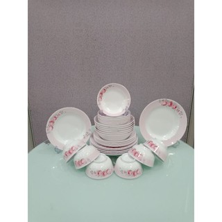 ซุปเปอร์แวร์ชุดจาน+ชาม5ขนาด30ชิ้นลายมีจังราคา2450บาท