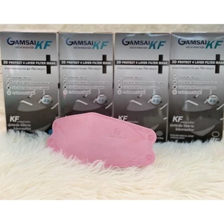 Gamsai KF แมสแก้มใส ทรง 3D หนา 4ชั้น ได้มาตรฐานทางการแพทย์ กันฝุ่น PM2.5 กันเชื้อโรค