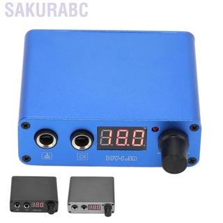 Sakurabc Tattoo Machine Power Supply  3 Color Choice Dual Modes Source Alloy Skid Resistance Comfortable Hand Feeling for Shop Tattooist